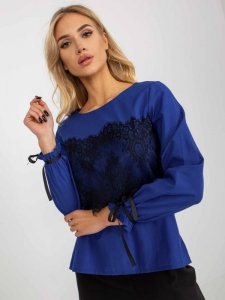 Bluzka-LK-BZ-506877.15X-kobaltowy rozmiar - 40