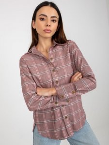 Koszula-LK-KS-508770.49P-ciemny różowy rozmiar - 36