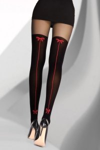 Rajstopy Amita 40 DEN Black Czarny LivCo Corsetti Fashion rozmiar - 2