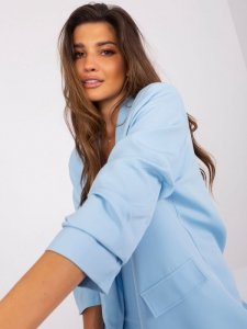 Marynarka-LK-MA-509034.85-jasny niebieski rozmiar - M/L