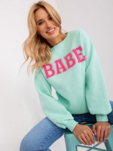 Bluza-EM-BL-617-11.32-mietowy rozmiar - ONE SIZE