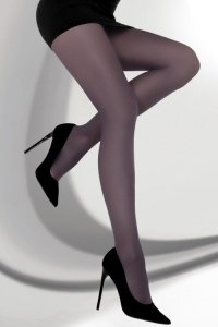 Rajstopy Bryne 40 DEN Plum Śliwkowy LivCo Corsetti Fashion rozmiar - 2