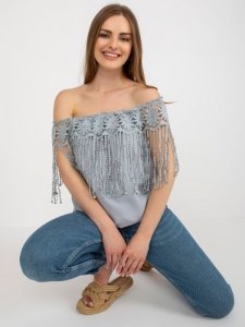 Bluzka-AT-BZ-1801.87-szary rozmiar - M/L