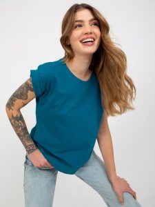 T-shirt-RV-TS-4833.14-morski rozmiar - XS