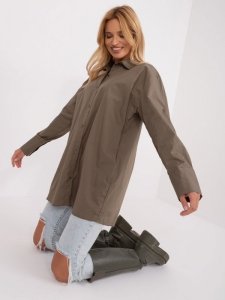 Koszula-BA-KS-0378.60-khaki rozmiar - L