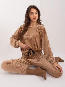 Komplet-DHJ-KMPL-8850.68-ciemny bezowy rozmiar - ONE SIZE