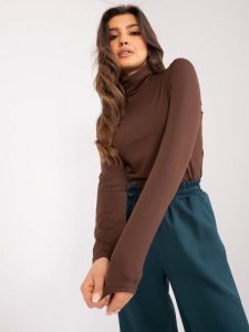Bluzka-LK-BZ-509532.08X-ciemny brązowy rozmiar - S/M