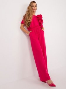 Spodnie-LK-SP-509586.39-fuksjowy rozmiar - S/M