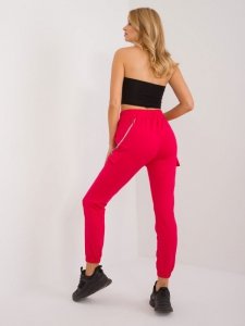 Spodnie dresowe-RV-DR-9604.27-czerwony rozmiar - L/XL