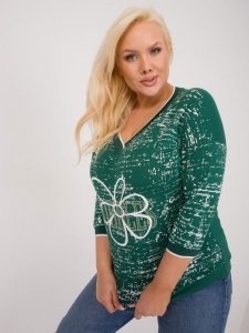 Bluzka-RV-BZ-9442.27-ciemny zielony rozmiar - ONE SIZE