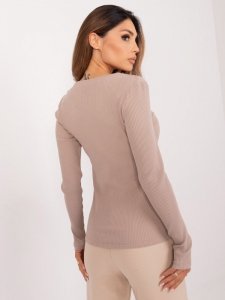 Bluzka-RV-BZ-9112.48P-ciemny bezowy rozmiar - ONE SIZE