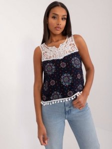 Top-AT-TP-22501B.01X-granatowy rozmiar - M/L