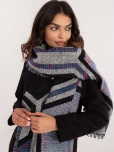 Szalik-AT-SZ-2101.22P-szaro-czarny rozmiar - ONE SIZE