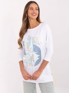 Bluzka-CLM-BZ-0043.86-biały rozmiar - XL