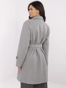 Płaszcz-MO-PL-5209.87-biało-szary rozmiar - ONE SIZE