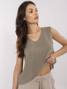 Bluzka-D73761M11218A-khaki rozmiar - S
