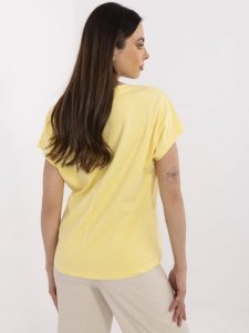 T-shirt-CLM-TS-1729.86-żółty rozmiar - S