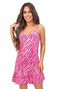 Donna Koszula nocna Zebra różowa