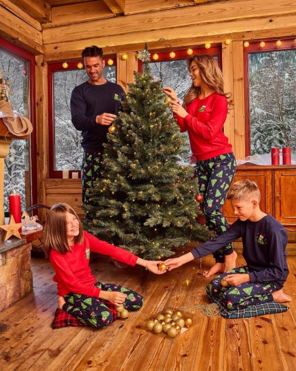 Piżama PD 671/419 CHRISTMAS TREE