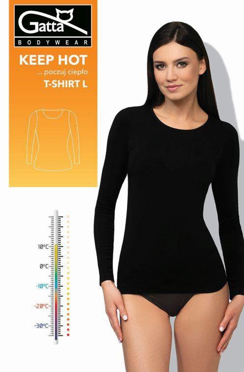 T-SHIRT L WOMEN KEEP HOT 004.2077S