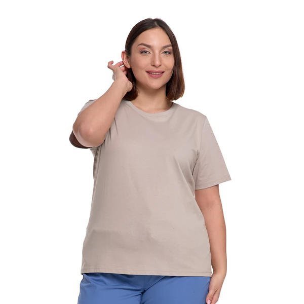 T-SHIRT DAMSKI BEZ SZWÓW BOCZNYCH BD1200-043