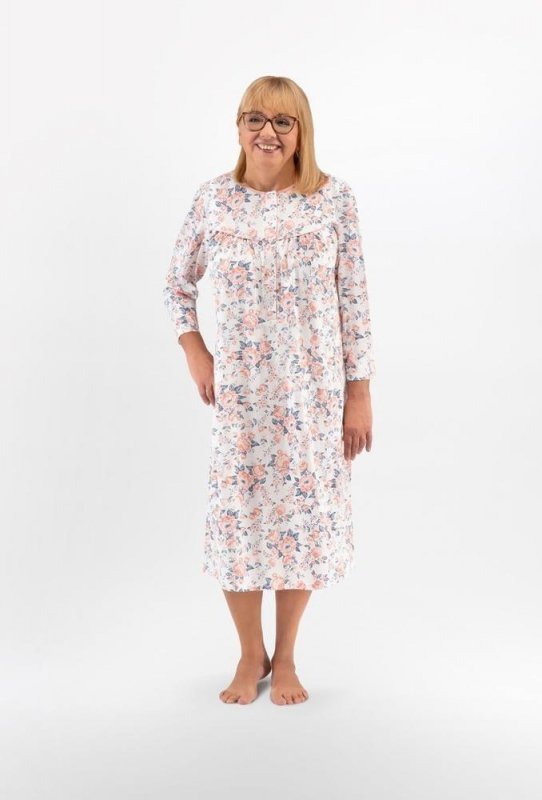 KOSZULA NOCNA DAMSKA BOGNA II 204 3XL-4XL DŁ/RĘKAW