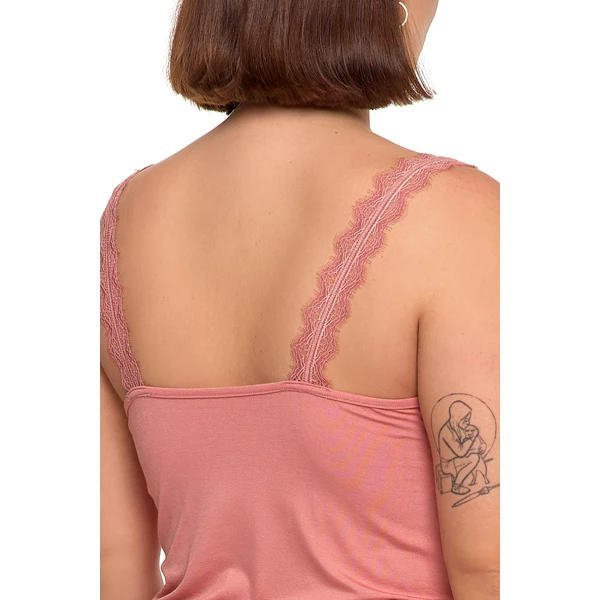 PIŻAMA DAMSKA BAMBUSOWA PLUS SIZE PDD4600-014 S/S 2025