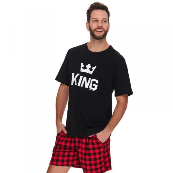 PIŻAMA MĘSKA KING, KRÓTKIE SZORTY PMB.9952 - AW2020