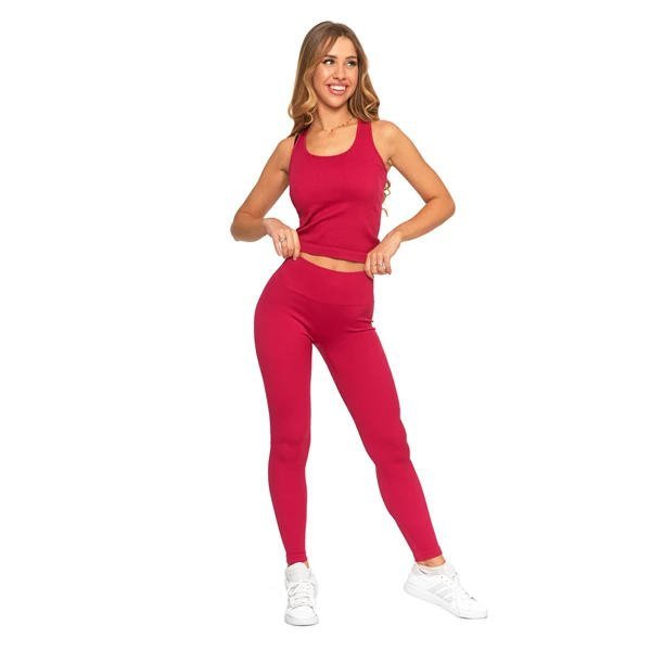 LEGGINSY DAMSKIE O WYSOKIM STANIE Z PRĄŻKOWANĄ STRUKTURĄ RDL2000-103