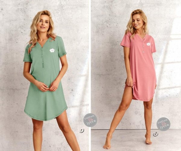 2502 KOSZULA DAMSKA BLANKA KRÓTKA S-XL - SS2021