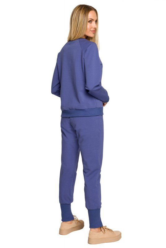 Moe M693 Bluza z haftem - indygo