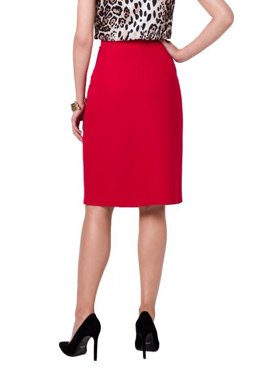 Stylove S343 Spódnica - czerwona