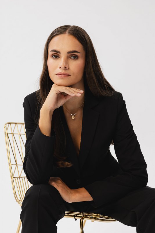 Stylove S353 Krótka marynarka - czarna