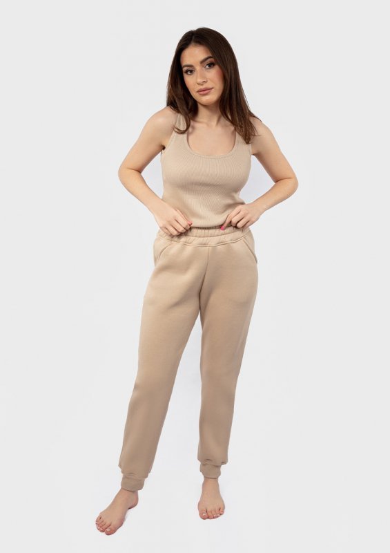 D Karen DK-K-P3 CAPPUCCINO BAWEŁNA GRUBA I PRĄŻKI