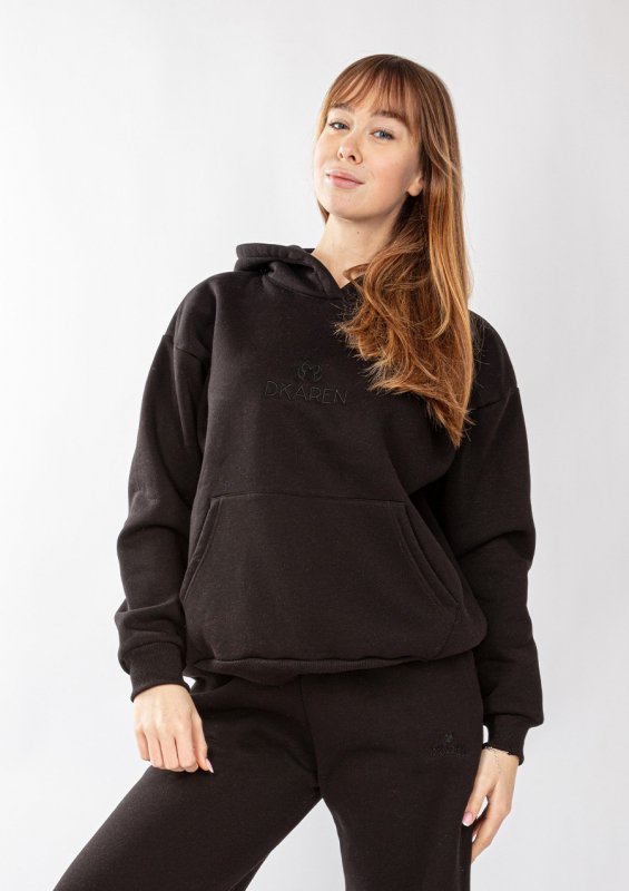 D Karen Bluza DK-K-B6-H1 CZARNY  BAWEŁNA GRUBA