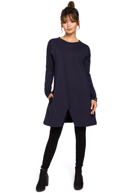 BeWear B042 tunika granatowa