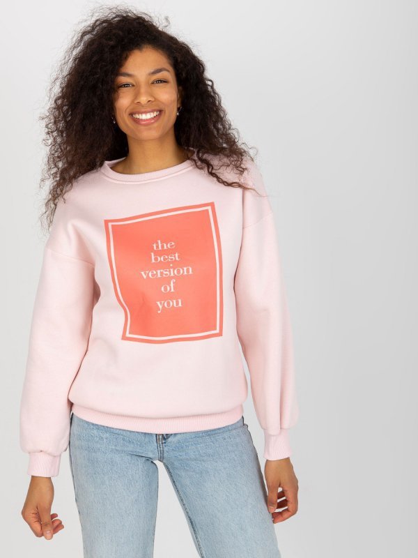 Bluza-EM-BL-617-3.15P-jasny różowy rozmiar - ONE SIZE