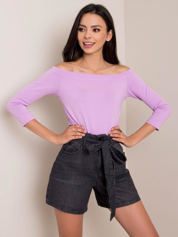 Bluzka-RV-BZ-4692.61-jasny fioletowy rozmiar - XL