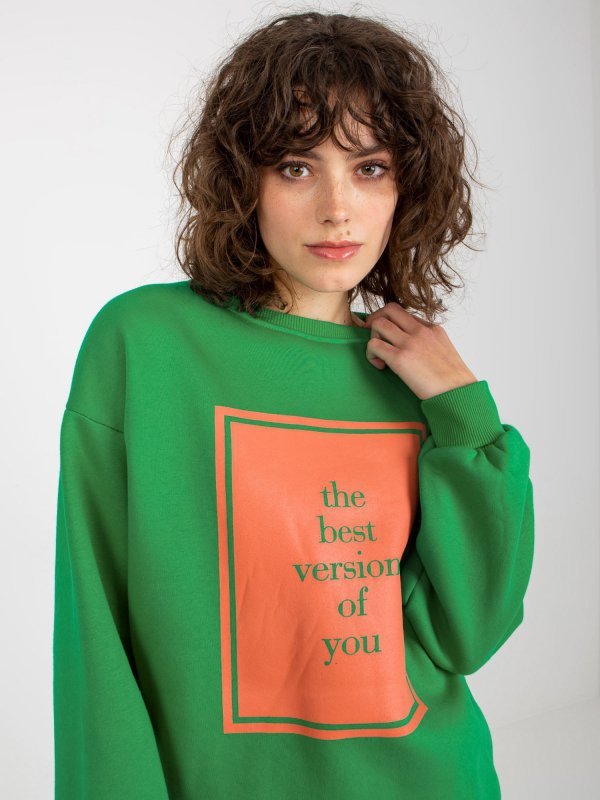 Bluza-EM-BL-617-3.15P-zielony rozmiar - ONE SIZE