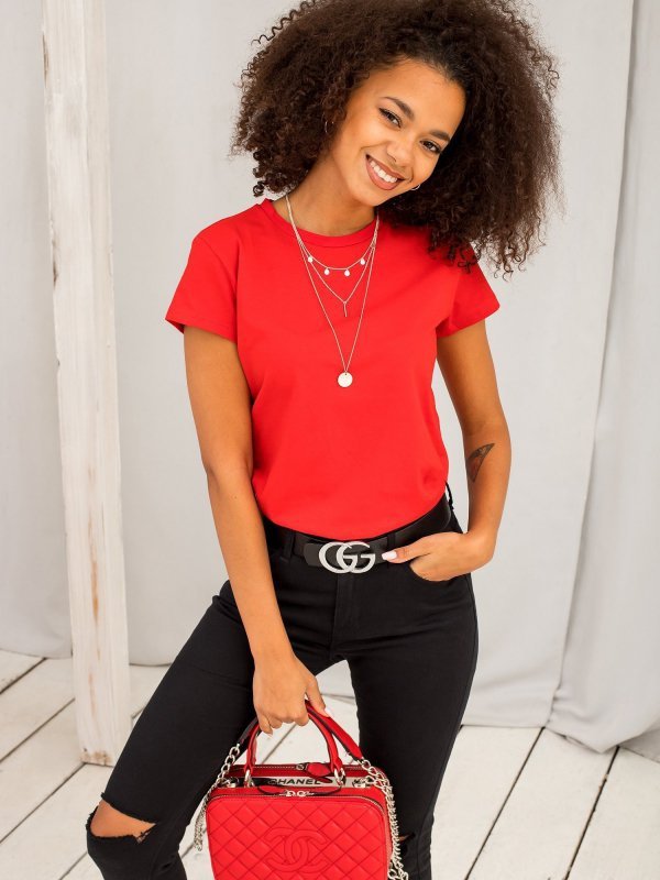 T-shirt-RV-TS-4623.86-czerwony rozmiar - XL