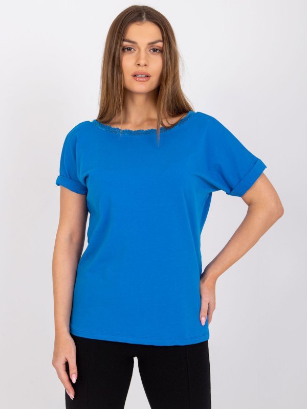 Bluzka-RV-BZ-7544.00-ciemny niebieski rozmiar - S