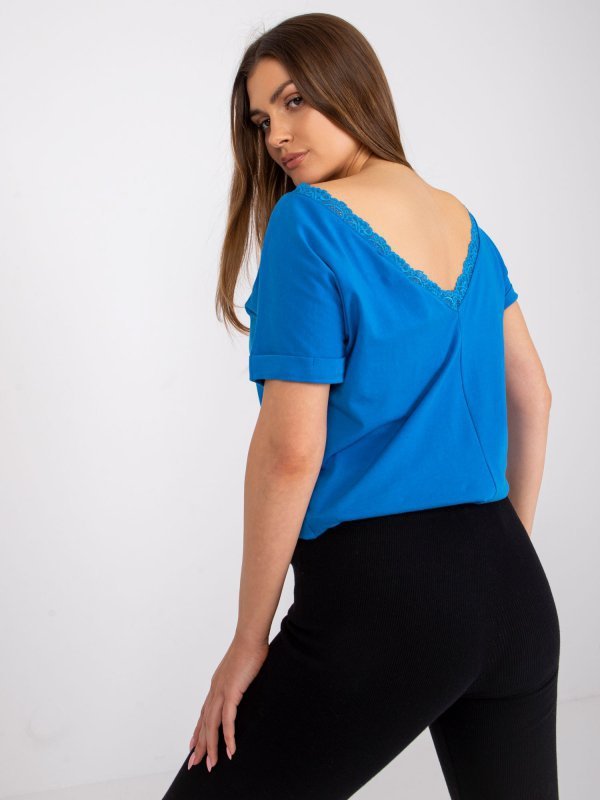 Bluzka-RV-BZ-7544.00-ciemny niebieski rozmiar - L