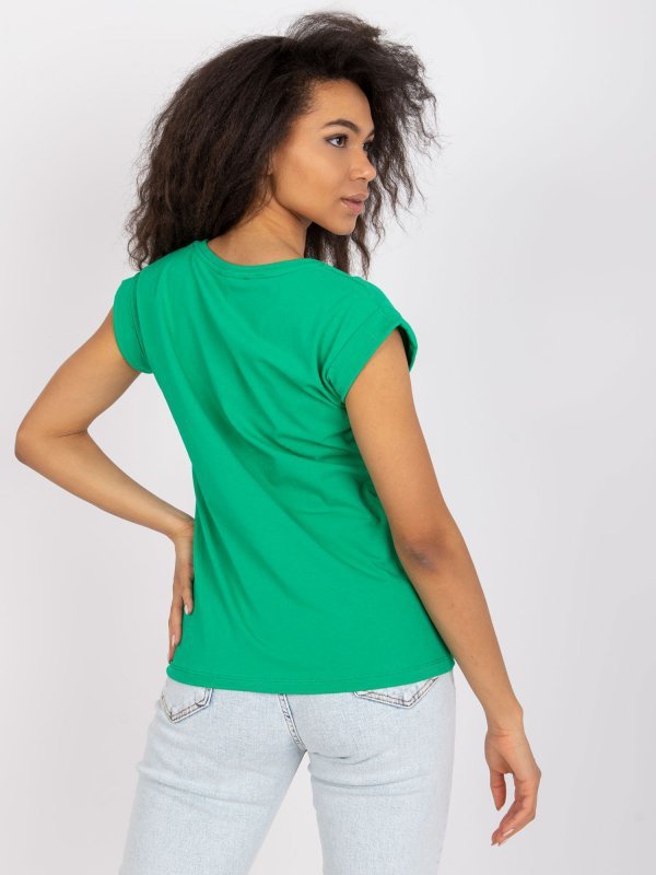 T-shirt-RV-TS-7543.12X-zielony rozmiar - S