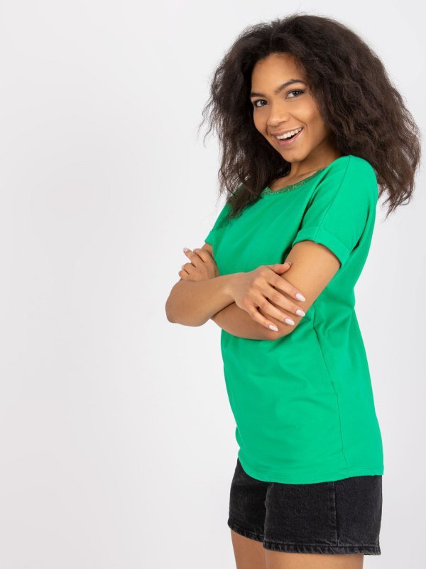 Bluzka-RV-BZ-7544.00-zielony rozmiar - XL
