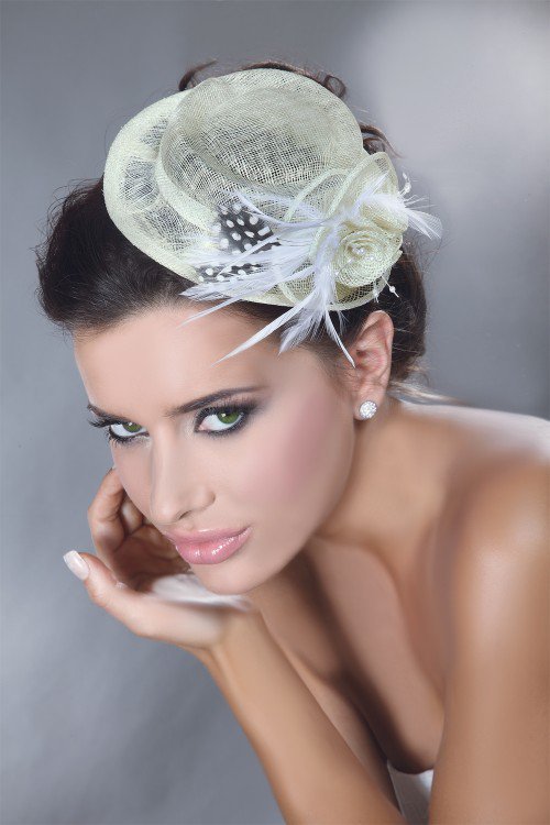 Mini Top Hats Creamy Kremowy LC 12035 Model 30 LivCo Corsetti Fashion Model 30