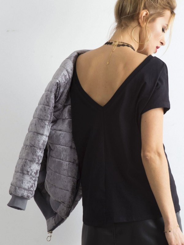 T-shirt-RV-TS-4662.26P-czarny rozmiar - XL