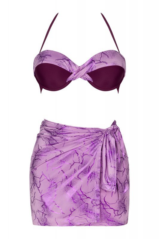 Strój kąpielowy Sol Violet Fioletowy  LC 19065 LivCo Corsetti Fashion rozmiar - S