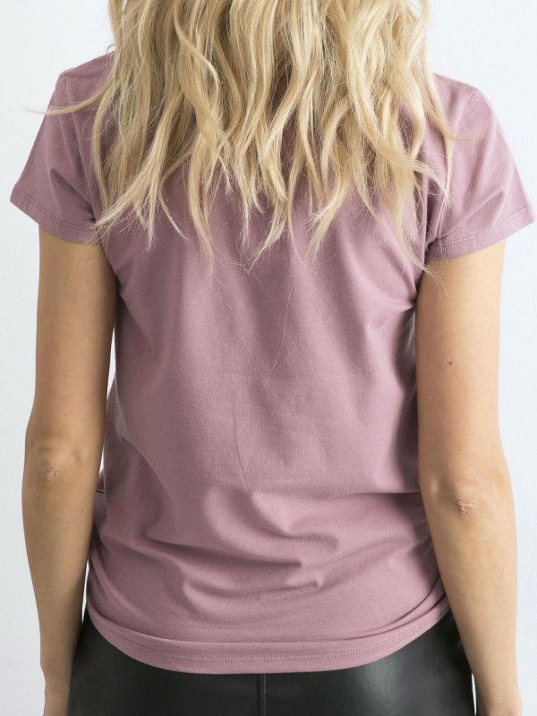 T-shirt-RV-TS-4623.67-ciemny różowy rozmiar - L