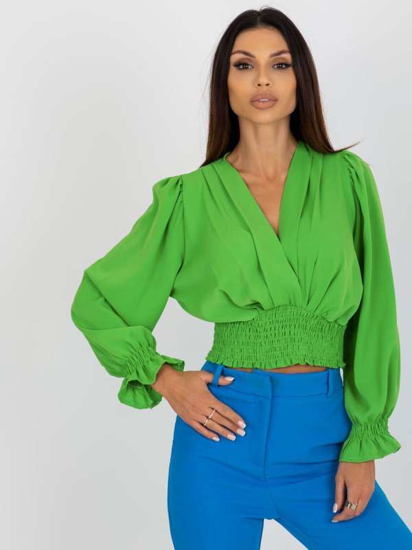 Bluzka-DHJ-BZ-13866.92P-jasny zielony rozmiar - ONE SIZE