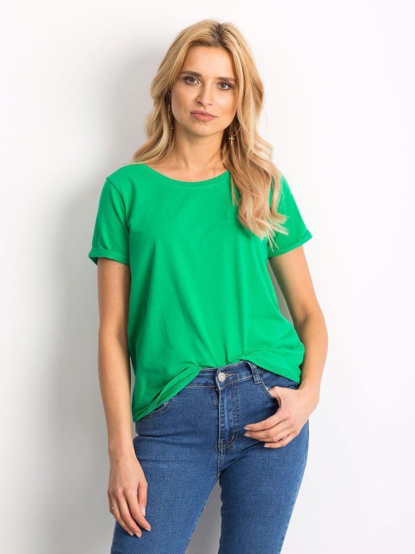 T-shirt-RV-TS-4838.16P-zielony rozmiar - M